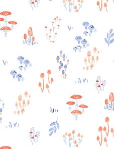 Dear Stella Fairy Forest - Mushrooms White