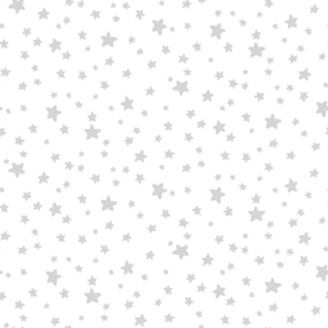 Dear Stella 100% Cotton Flannel - Starry - White