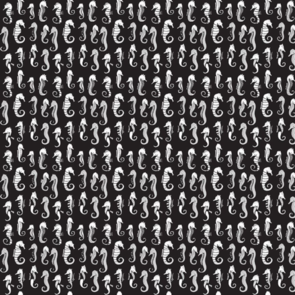 Dear Stella Reef Life - Seahorses Black