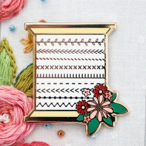 Flamingo Toes Needle Minder - Stitchy Spool