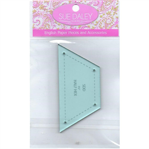 Sue Daley Template - Half Hexagon