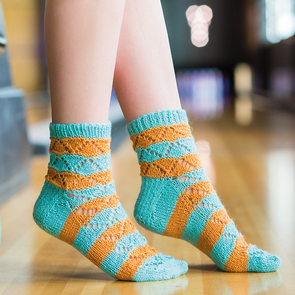 West Yorkshire Spinners No5: Sugar and Spice Socks - Knitting Pattern / Kit