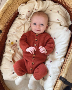Petite Knit Anker's Onesie - Knitting Pattern / Kit