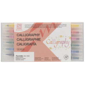 KURETAKE ZIG Calligraphy 12 color set