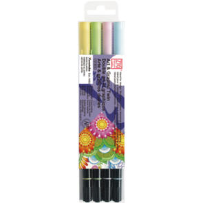 KURETAKE ZIG ART & GRAPHIC TWIN 4 COLOURS SET "Soft"