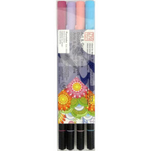 KURETAKE ZIG ART & GRAPHIC TWIN 4 COLOURS SET "Kind Hearted"