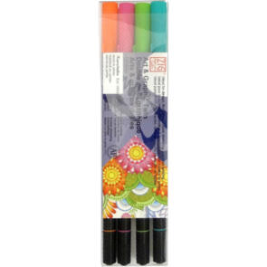 KURETAKE ZIG ART & GRAPHIC TWIN 4 COLOURS SET "Summer"