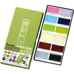 KURETAKE GANSAI TAMBI 12 Color Set #2