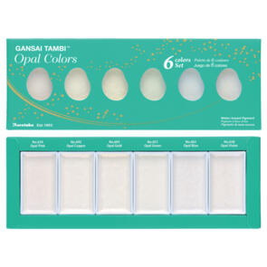 KURETAKE GANSAI TAMBI OPAL COLORS 6 colors set