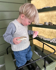 Petite Knit Storm Slipover Junior - Knitting Pattern / Kit