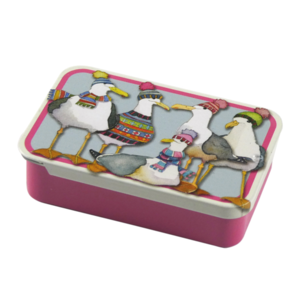 Emma Ball Seagulls in beanies Pocket Tin