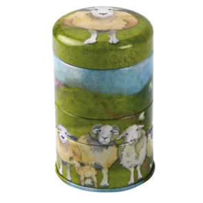 Emma Ball Felted Sheep Mini Stacking Tins