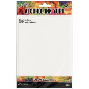 Ranger Ink Tim Holtz Alcohol Ink White Yupo Paper 10 Sheets