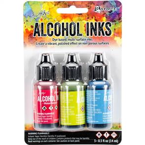 Ranger Ink Tim Holtz Alcohol Ink .5oz 3/Pkg - Dockside Picnic