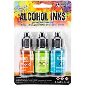 Ranger Ink Tim Holtz Alcohol Ink .5oz 3/Pkg - Spring Break