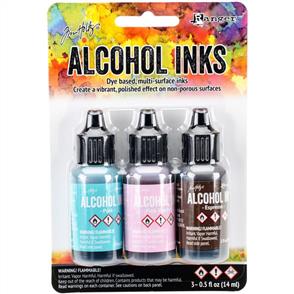 Ranger Ink Tim Holtz Alcohol Ink .5oz 3/Pkg - Retro Cafe