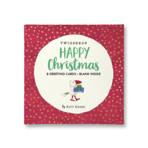Twigseeds Happy Christmas Card Set (8Cards + envelopes)
