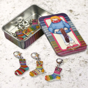 Emma Ball Socks Crochet Markers tin (T293)