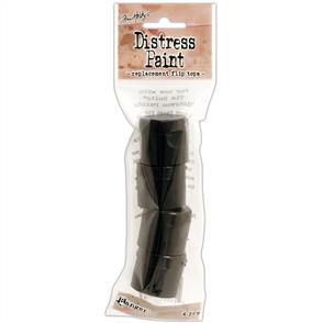 Ranger Ink Tim Holtz Distress Paint Replacement Flip Tops 4/Pkg