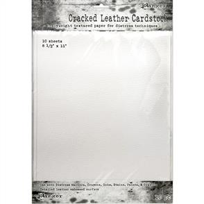 Ranger Ink Tim Holtz Distress - Cracked Leather Cardstock - 10/Pkg 8.5"X11"