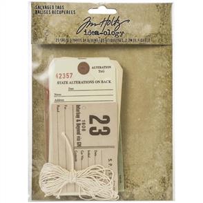 Idea-Ology Tim Holtz  - Salvaged Tags - 25/Pkg