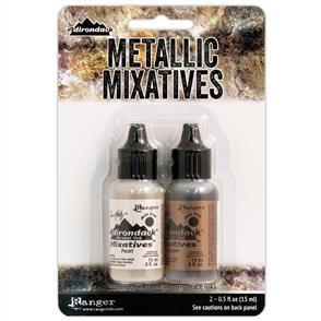 Ranger Ink Tim Holtz Alcohol Ink Metallic Mixatives 2/Pkg - Copper / Pearl