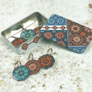 Emma Ball Persian Tiles Stitch Markers in a Tin(T242)