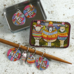 Emma Ball Make 1 Stitch Markers in Pocket Tin (T362)