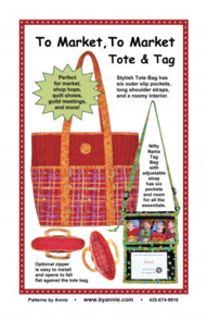 ByAnnie By Annie Pattern - To Market, To Market Tote & Tag