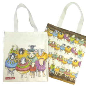 Emma Ball Sheep in Sweaters - Tote Bag