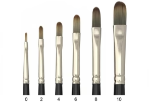 Trekell Spectrum Filbert Brush