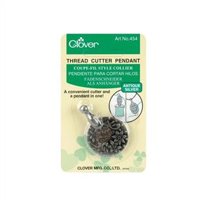 Clover Thread Cutter Pendant (Silver)
