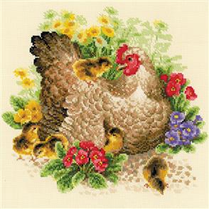 Riolis Hen - Counted Cross Stitch Kit