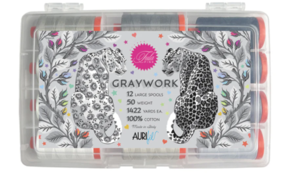 Aurifil Tula Pink Graywork Thread Collection (12 spools)