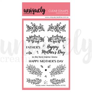 Uniquely Creative - Clear Stamps: Wreath Builder Elements