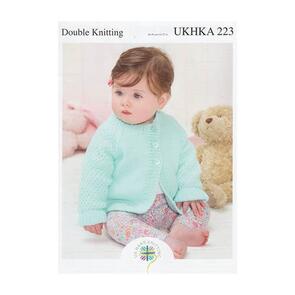 UKHKA  Pattern 223 - Bolero, Crdigan, Bootees and Hat