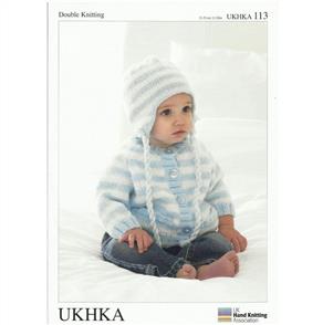 UKHKA Pattern 113 - Cardigan, Helmet & Scarf