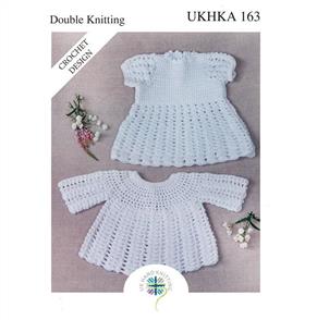 UKHKA Pattern 163 - Crochet  Dress and Angel Top