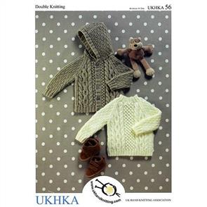 UKHKA Pattern 56 - Pullover with back neck buttons