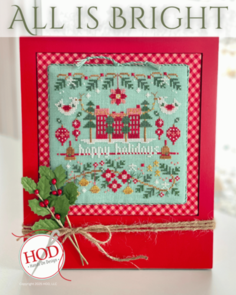Hands On Design Cross Stitch Chart - All Is Bright HD-302