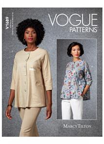 Vogue Pattern 1689 Misses' Jacket V1689