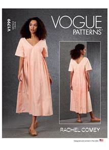 Vogue Pattern 1799 Misses' Dress V1799