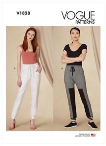 Vogue Pattern 1828 Misses' and Misses' Petite Track Pants V1828