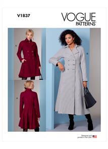 Vogue Pattern Misses' Coat V1837