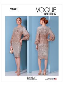 Vogue Pattern Misses' and Misses' Petite Special Occasion Dress V1841