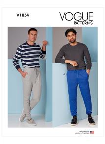 Vogue Pattern 1854 Men's Pants V1854