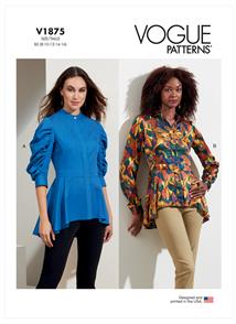 Vogue Pattern Misses' Tops V1875