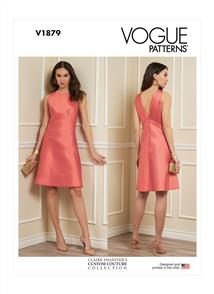 Vogue Pattern Misses' Dress by Claire Shaeffer V1879