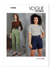 Vogue Pattern Misses' Shorts and Pants V1900
