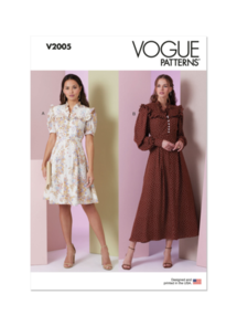 Vogue Sewing Patterns Misses' Dress in Two Lengths V2005